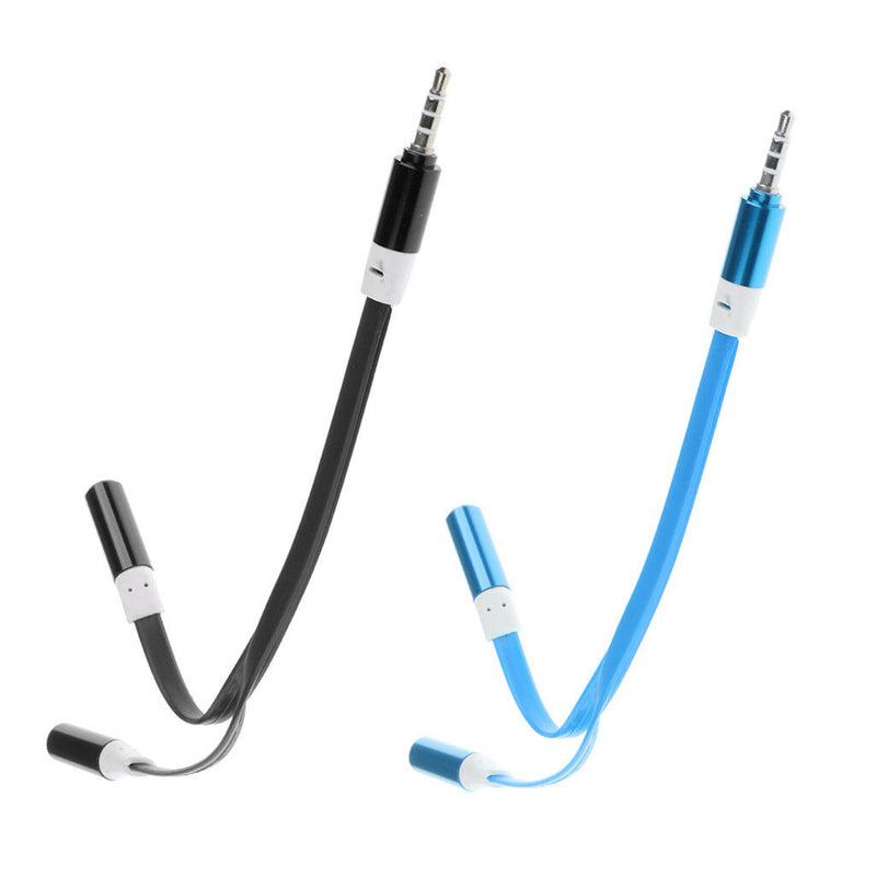 2 pcs Audio Splitter Y Cable 1 Male to 2 Female M/F 3.5mm Earphone Headphone