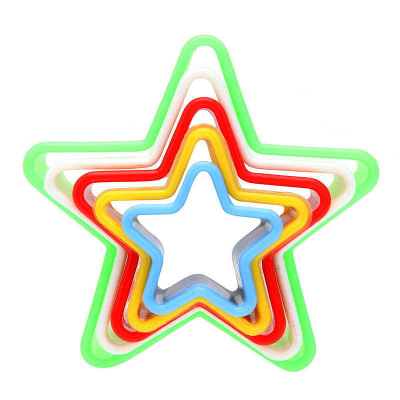 1 set Cookies Cutter Frame Cake Mould DIY Star Tree Round Heart Flower Mold A