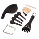 15Pcs/Set Ebony Violin Musical Instrument Parts Chinrest Pins