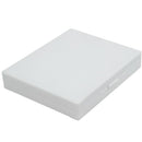 20cm x 16cm White Plastic Rectangular 100 Slides Microscope Box A3E6