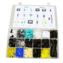 Cars Body Plastic Push Pin Rivet Fasteners Trim Moulding Clip Assortments 730Pc