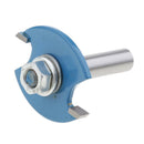 8mm Shank Biscuit Joiner Cutter Router Bit With Top Bearing 4mm Cutter Tool
