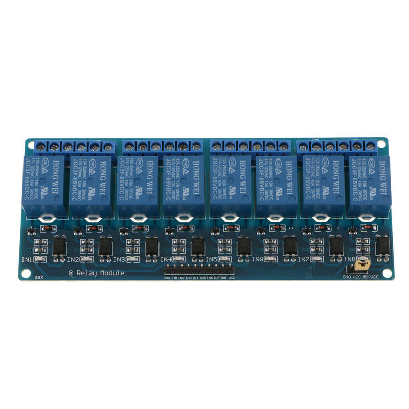 8 Channel DC 5V Relay Module for    Raspberry Pi DSP AVR PIC ARM