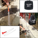 Portable 40L Solar Camping Shower Outdoor Hiking Heated Bathing Water B WCG