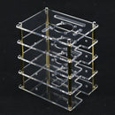 Stackable Case with Cooler Fan, Four-Layer Transparent Acrylic Case Enclosure
