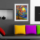 5D DIY Full Drill Diamond Painting Tree Aureole Cross Stitch Embroidery Kit
