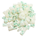 30x Cable holder Cable clip Cable clamp Self-adhesive white X5K4