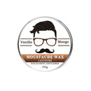 Mustache Beard Wax Natural Moustache Beeswax Care Kit + Beard Balm and Toolkit