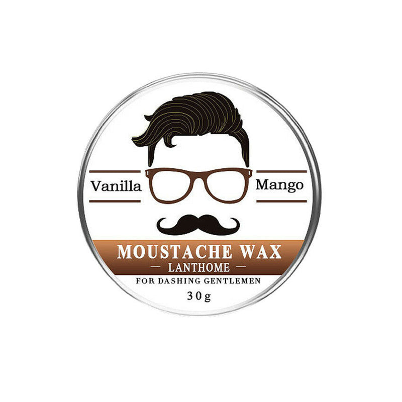 Mustache Beard Wax Natural Moustache Beeswax Care Kit + Beard Balm and Toolkit
