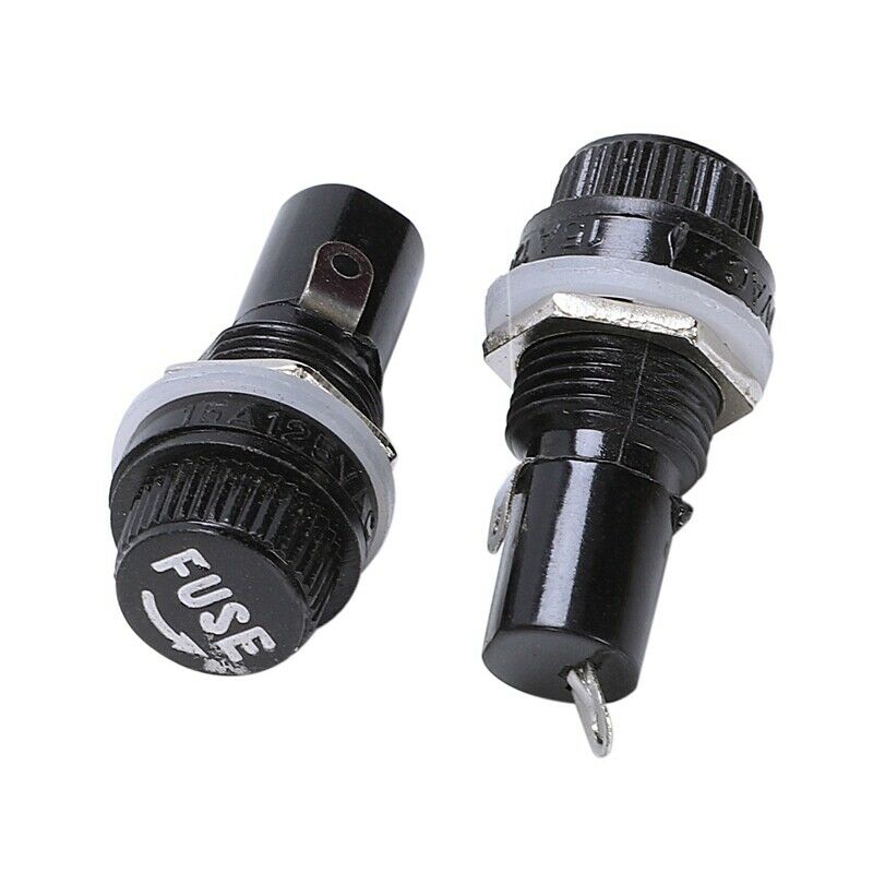 New FH043 AC 250V 10A 5 x 20 mm AGU Fuse Holder 5 pcs T6K5