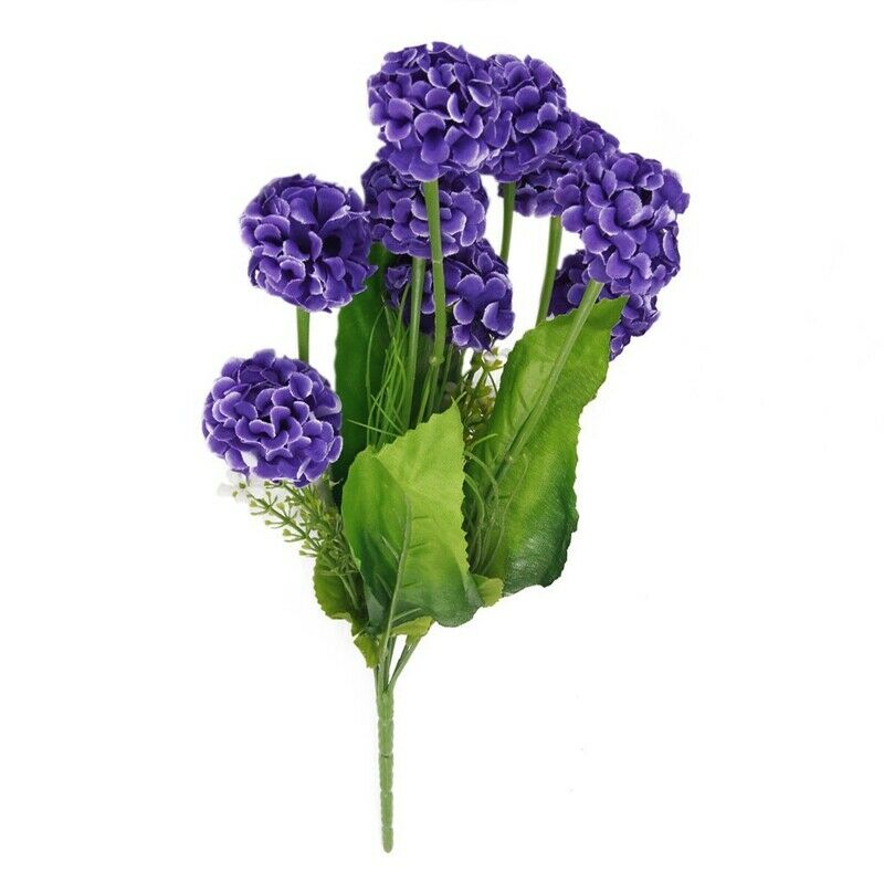 1 x Artificial Simulation Hydrangea Flower Plant with 9 Flower Balls for Bo O2L8