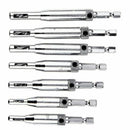 1X(Drill Bit Set For Wood Quick Change Bit And Automatic Spring Loaded Cent