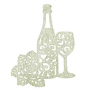 Flower Wine Steel Cutting Dies Stencil For DIY Scrapbook Paper Card