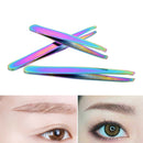 Colorful Hair Removal Eyebrow Tweezer Eye Brow Clips Beauty Makeup Tools  JR