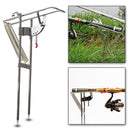 Fishing Rod Holder Automatic Double Spring Angle Fish Pole Tackle Bracket Rest