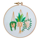 30 X 30cm DIY Flowers Embroidery Kit Needlework Cross Stitch Handwork Craft