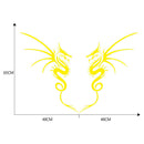 1 Pair PVC Vinyl Car Styling Stickers Dragon Totem Hood Bonnet Decals Graphics