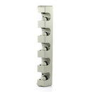 5 Position Kitchen Storage Mop Broom Organizer MOP & BROOM HOLDER Wall Moun F1F4