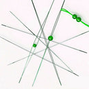 9Pcs Steel Big Eye Collapsible Beads Needle Thread Sewing Needles Different S BX