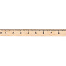 1x Handmade wooden ruler design manual ballpoint pen DIY multifunction neweME