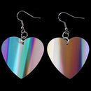 Fashion Women Sequins Love Heart Dangle Hook Drop Earrings Casual Jewelry