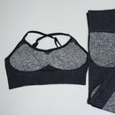 Professional Sports Quick-drying Yoga Suit Fitness Bra Set Women Workout Outfit