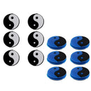 6 Pieces Yin and Yang Tennis Racquet Vibration Dampener Damper Tennis