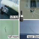 Car Windows Glass Repair Liquid Gloves Auto Cracked Scratch Fluid (2 Set)