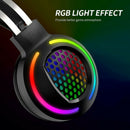 Gaming Headset RGB Surround Sound Mic 7.1 USB Headphones W/Cable For PS4