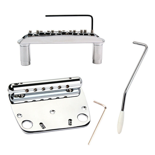 Exquisite 6 String Guitar Tremolo Bridge Tailpiece Set for Jazzmaster Guitar