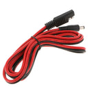 Premium SAE to DC5521 Coaxial 15AWG Cable for Motorcycle Heat Clothing Adapter