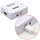 3 RCA to HDMI Converter Composite AV CVBS Video Adapter 1080p For Wii NES SNES
