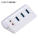 Acasis Hs0047 Aluminum Alloy Usb Splitter High Speed Usb 3.0 Hub 3 Port Hub
