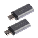 2Pack Micro USB Adapter,Micro USB 3.0 Male to Type-C Female OTG Adaptor Data