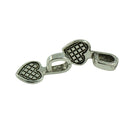 200 Pieces Heart Adhesive Shaped Pendant Clasps For DIY Neck Chain