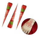 Chili Red Henna Cones Tattoo Ointment Body Art Color Fast Heal After-Cr DIY L2Y3
