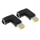 2pcs Laptop DC Power Adapter 7.9mm x0.9mm USB-C/Type-C Female to Square Elbow