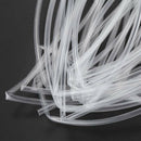 Ratio 2:1 3.5mm Dia Clear Polyolefin Heat Shrinkable Tube 10M 32.8ft I6G5