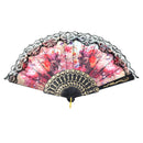Spanish Flower Lace Folding Hand Dancing Wedding Party Decor Fan Xmas FE Gn