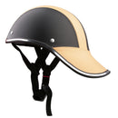 Safe Hard Bicycle Motorbike Helmet Visor Baseball Men Cap Hat Light Orange