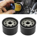 2pcs Motorcycle Easy Install Oil Filter Home Aluminum For Kawasaki 49065-7007