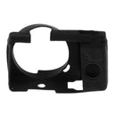 Anti-Scratch Silicon Protective Cover Case Skin for Sony A5000 A5100 Black
