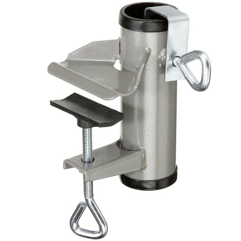 Fishing Portable Outdoor Patio Chair Clamp Parasol Stand Umbrella Holder Clip