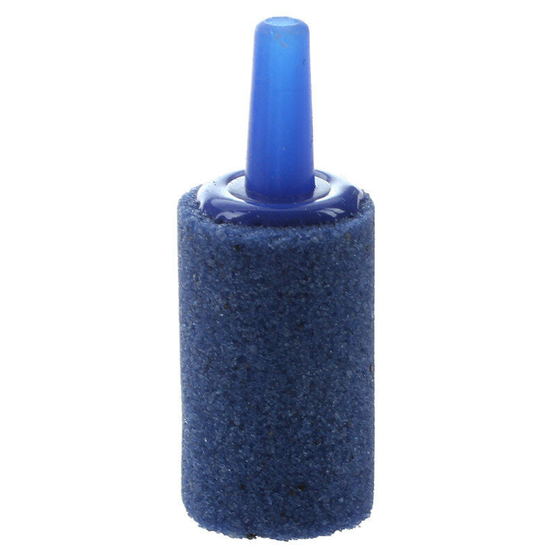 Blue Fish Tank Cylinder Aquarium Bubble Air Stones 15mmx25mm 10 Pcs