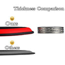 4Pcs Universal Car Door Sill Protector Carbon Fiber Door Anti-Wear Plate Co H8I7