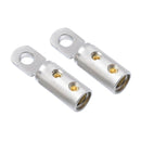 2 Pieces 4 AWG Wiring Wire Coupler Speaker Connector Terminal Nickel Plated