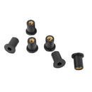 12pcs Rubber Well Nuts with M5 Brass Insert 5mm Metric
