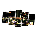 Modern Canvas Wall Art of Percussion for your Living Room -5 Panel Size S