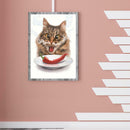 Cat 5D Full Drill Round Diamond Painting Embroidery DIY Cross Stitch Craft