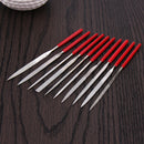 10Pcs Guitar Violin Zither Diamond File Needle Handle Files Instrument DIY